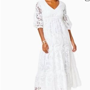 Lilly Pulitzer White Eyelet Dress